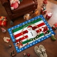 thumbnail image 6 of FastXmas Christmas Woven Door Mat Decoration,Santa Pine-Tree Redindeer Pattern Non-Slip Xmas Door Welcome Mat Washable Winter Doormat Rugs for Indoor Outdoor Bathroom Entrance Decor(15.7x23.6 In), 6 of 6