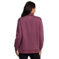 thumbnail image 2 of RBX Active Women's 1/4 Zip Mock Neck Fleece Tunic Sweatshirt, 2 of 5