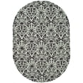 thumbnail image 2 of Safavieh Chelsea Jackalyn Geometric Area Rug, Sage/Chocolate, 7'6" x 9'6" Oval, 2 of 8