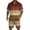 Brown-C#2327, variant on Mens Summer Track Suits 2 Piece Shorts Sets Striped Print Short Sleeve Button Down Shirt and Shorts Set Summer Tracksuit with Pockets