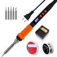 thumbnail image 1 of Kit de soldador K KERNOWO LED de 90 W, temperatura ajustable, 5 puntas, 1 of 8