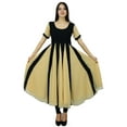 thumbnail image 1 of Bimba Classic Chic Designer Dress Long Georgette Kurta Flaired Zig-Zag Party Wear Kurti, 1 of 7