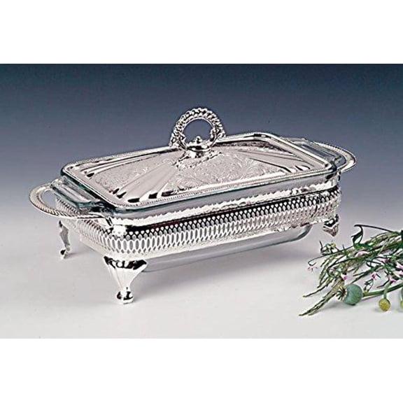 Silver Plated by Queen Anne Casserole Oblong Tarnish Resistance Tableware Made in England