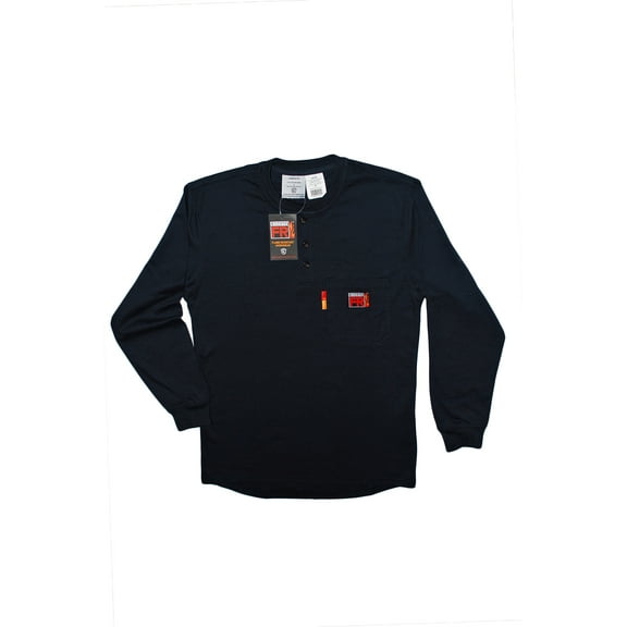 Comeaux Caps FR Henley Navy Welding Welders Work Shirt Long Sleeve 3XL