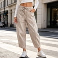 thumbnail image 2 of Raeneomay Women's and Women's Plus Drawstring Low Rise Straight Leg Jeans with Pockets Casual Denim Pants for Daily Wear, 2 of 6
