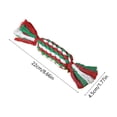 thumbnail image 3 of Christmas Dog Rope Toy Set, 4 Pack Cotton Tug Toys for Aggressive Chewers, 3 of 4