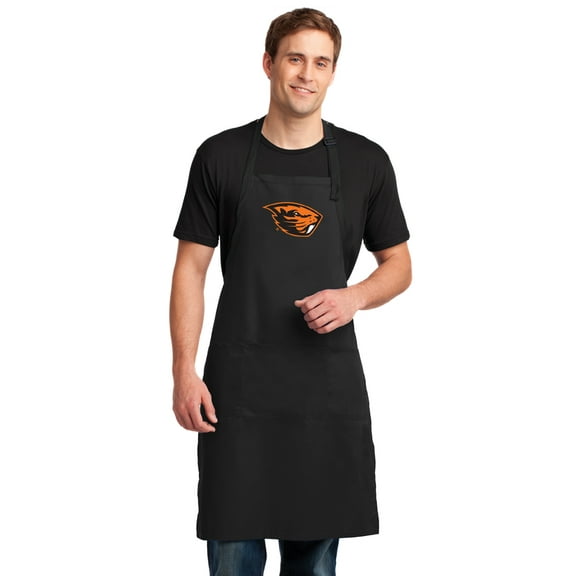 LARGE Oregon State University Mens Apron or Womens Oregon State Aprons for Grilling Tailgating Kitchen or Barbecue Extra Long
