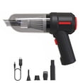 thumbnail image 3 of Sentmoon Car Vacuum Handheld Cleaner,Tire Inflator For Car,12V Auto Shut Off Compressor With Led Light,4 In 1 Portable Vacuum Cleaner With Pump Todays Deals Clearance Sales, 3 of 9