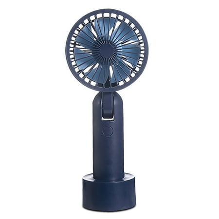 

3 Speed Adjustable Fans for Home Office USB Rechargeable-Dark Blue