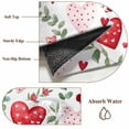thumbnail image 6 of Valentine's Day Round Area Rug 4Ft Washable Circle Rugs for Bedroom Dining Room, Pink Red Love Heart Spring Green Botanical Non-Slip Carpet Floor Mats Indoor Outdoor Carpet Runner Home Decor, 6 of 8