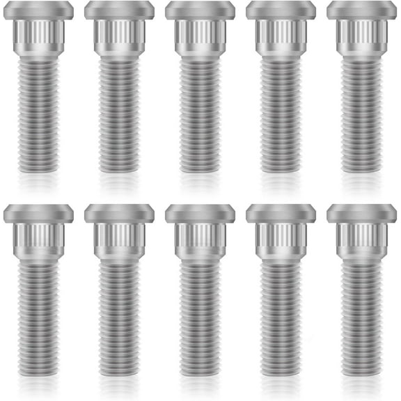 10PCS Car Wheel Studs Kit OEM#610-266 90942-02049,M12x1.5 Steel Lug Bolts for Holding Wheel Securely,Car Parts Wheel Lug Studs Compatible with Chevrolet Lexus Toyota Scion 