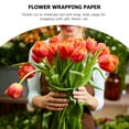 thumbnail image 2 of TABLZONE Premium Black Opp Packing Paper for Floral Arrangements, Craft Packaging, Wrapping and Decorative Use, 2 of 5