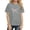 #A07-Gray, variant on XADYUY Cute Tops for Girls 10-12 Crewneck Bownot Tshirt Summer Loose Short Sleeve Girls Shirts Fashion Cotton Toddler Tops Girls,Pink,7-8Years