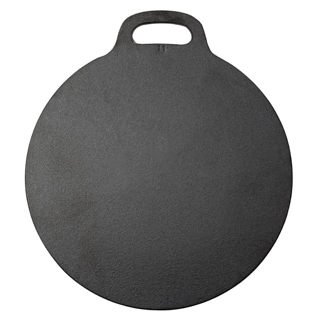 Sartén Tawa de Hierro Fundido Victoria de 38 cm con Mango