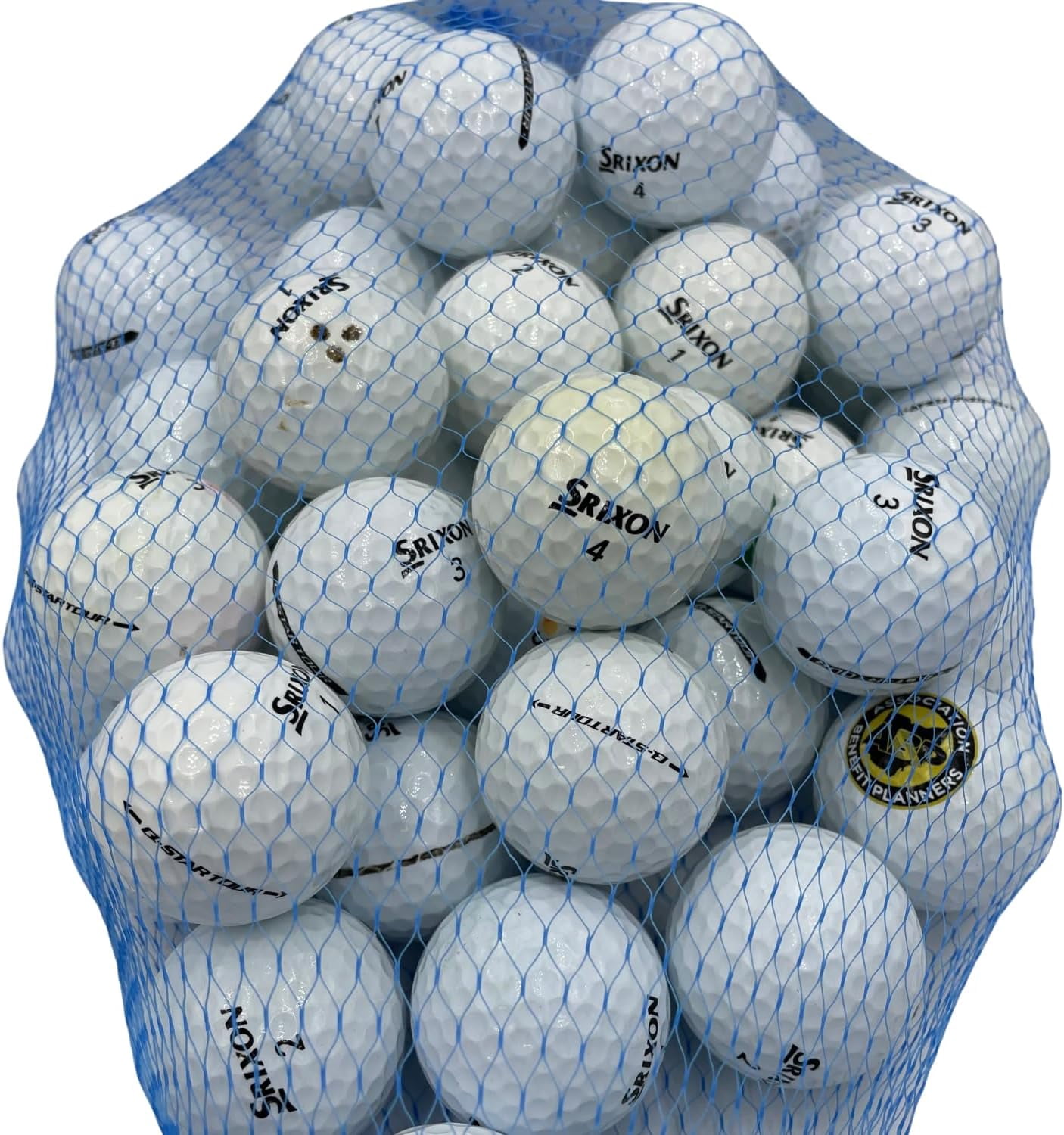 Golf Ball Planet - Srixon Q Star Tour Recycled Golf Balls (3A/Good, 50 Pack, White)