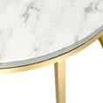 thumbnail image 5 of Modway Ravenna Artificial Marble Nesting Coffee Table in Gold White, 5 of 7