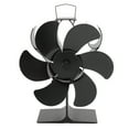 thumbnail image 1 of Ventilador para chimenea, ventilador de estufa de 6 aspas, ventilador de estufa de calor, ventilador de estufa resistente y resistente, 1 of 8