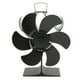 thumbnail image 3 of Ventilador De Estufa De 6 Aspas, Ventilador De Estufa De Calor Resistente A Altas Temperaturas, Arranque Automático, Negro, Para El Hogar, 152mm, 3 of 7