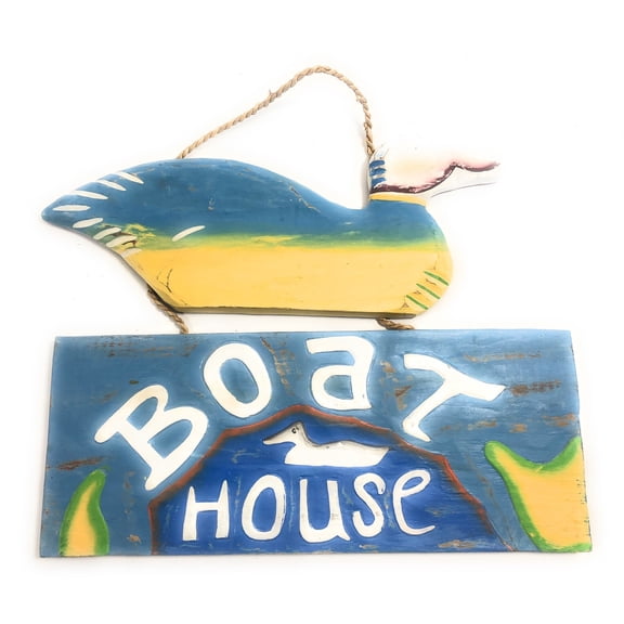 Boat House Sign 16" w/ Duck - Lake Decor | #dpt521740