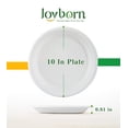 thumbnail image 3 of Platos de papel Joyborn 100% compostables, 25 cm, 125 unidades, 3 of 6