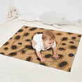 thumbnail image 2 of Beige and Black Of Leopard Print Blanket,Comfortable Soft Flannel Throw Blanket,All Season,Warm Lightweight Blankets for Sofa Bed Couch Living Room Chair,30"x40", 2 of 4