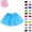 H09.Sky Blue, variant on YOUYEDIAN 4th Of July Skirts for Kids Independence Day White Tulle Kids Tutu Skirt Freedom Star Red Blue and White Ballet Skirts for Toddler Girls 2025 Summer Puffy Mini Skirt,White One Size