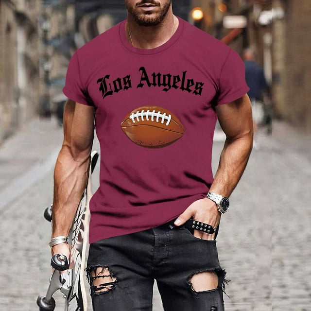 Tops para hombre, blusas y camisas de manga corta con cuello redondo para hombre, jersey informal con cuello redondo estampado para hombre, pantalones cortos deportivos para fitness, blusa de poliéste