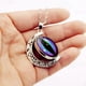 thumbnail image 3 of Collar giratorio con colgante doble para los ojos, collares retro y colgantes, 3 of 5