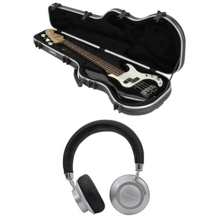 SKB 1SKB-FB-4 Precision Electric Bass Guitar Hard Case+Free Wireless (Best Headphones For Electric Guitar)
