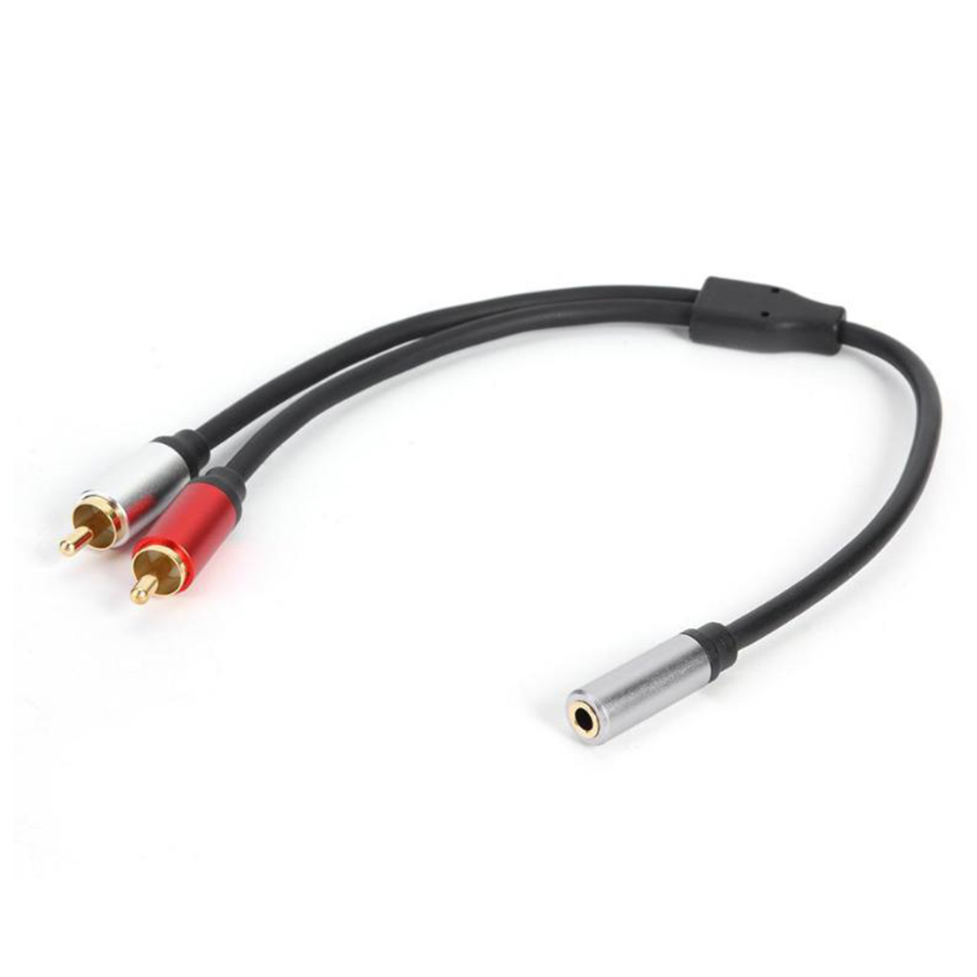 RCA Cable 2RCA Male to 3.5mm Female Audio Aux Cable 3.5mm Jack Rca Cable for MP3 Phone Home Theater DVD 2RCA Audio Cable - image 1 of 5