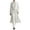 White, variant on Men's Trench Coat Double Breasted Notched Lapel Long Jacket Windbreaker Casual Slim Fit Overcoat Banquet Dress Coat White