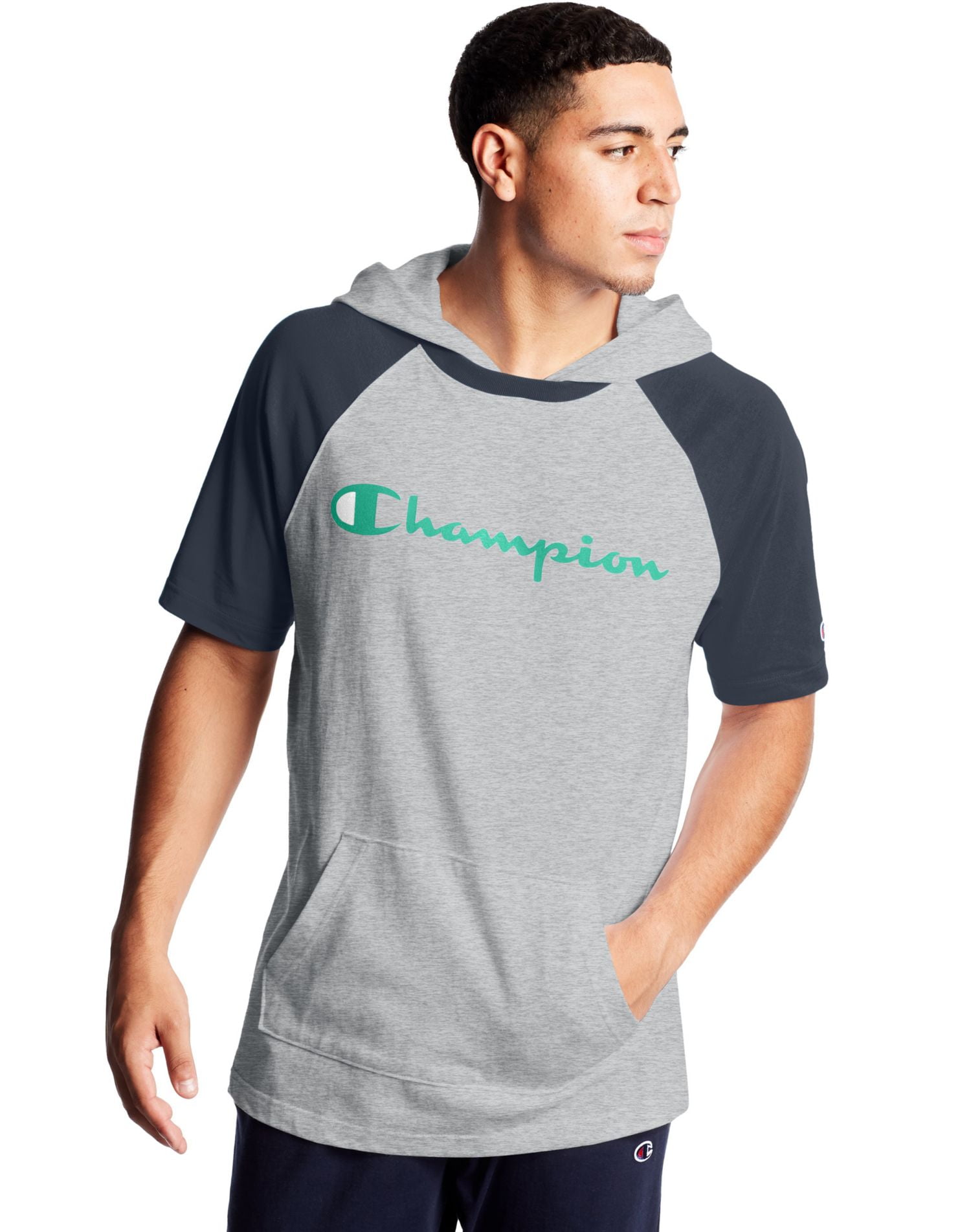 champion hoodie short sleeve