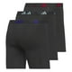 thumbnail image 5 of Calzoncillo bóxer adidas para hombre, paquete de 3 unidades, microfibra, negro/azul/rojo, 5 of 7