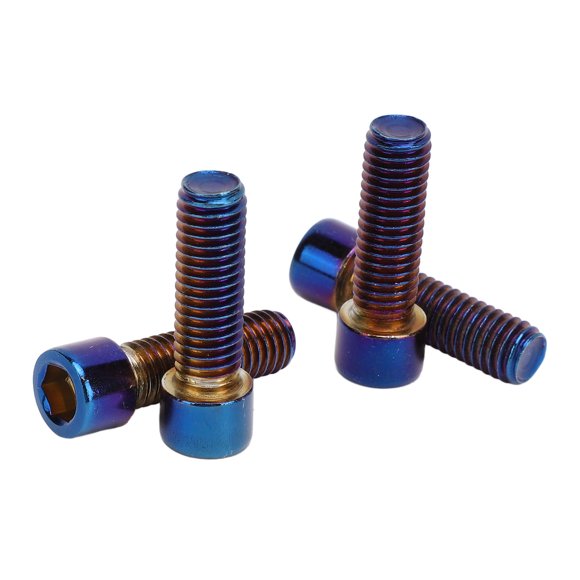 Handlebar Fixing Screw 4 Pack M8 X 32mm Motorcycle Handlebar Bolt High Hardness Stainless Steel Anodized Stem Bolts Replacement for Aprilia SR GT200 GT125