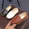 thumbnail image 5 of GiLiling Girls Casual Loafers, Slip-On Microfiber Leather Shoes with Non-Slip TPR Sole, Comfortable Flat Footwear for School Daily Wear (White, 9.5-10 Years), 5 of 6