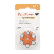 480-pack Size 13 ZeniPower Hearing Aid Batteries