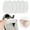 White, variant on 5 Pairs Felt Tongue Pads for Shoes Topboutique Shoe Pads Non-Slip Tongues Cushion Inserts High Heel Sole Protectors Comfort Cushions Inserts for Men Women, White