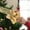 Gold, variant on Konghyp Christmas Glitter Magnolia with Stems, Artificial Christmas Tree Decoration, Holiday Home Decor, Festive Wreath Floral Arrangement, Durable Faux Flowers for Party Decoration