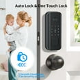 AUOSHI Security Smart Lock Fingerprint Door latch Keyless Entry WiFi