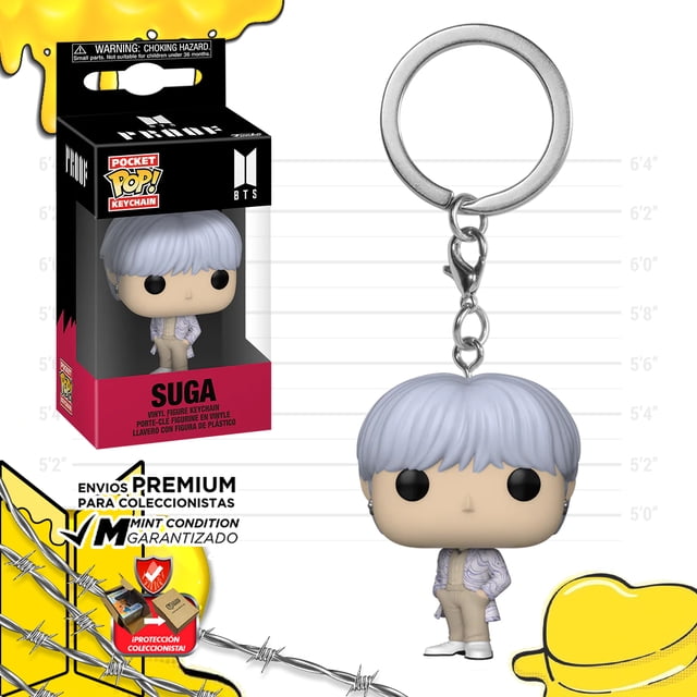 Funko Pop Llavero Suga Bts Proof Album Army K Pop Bangtan Boy Idol Original Funko Min Yoon Gi Pocket Pop Keychain