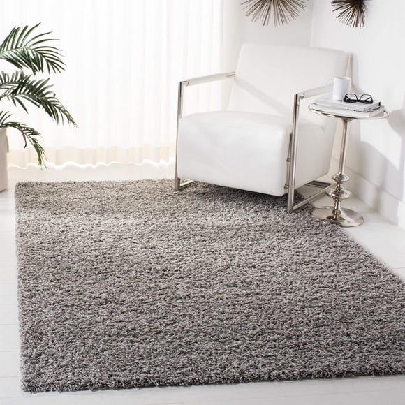 Hawthorne Collection 3' X 5' Power Loomed Rug in Light Gray