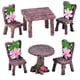 thumbnail image 1 of 6pcs Miniature Tables Small House Microlandscape Resin Furniture Accessories, 1 of 3