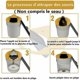 thumbnail image 4 of Trampa para ratones Cubo para ratas Tapa del cubo deslizante Trampa para ratones Attrape Tapa del cubo abatible Tapette Compatible Equilibrio Interior y exterior Restablecimiento a, 4 of 5