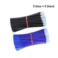 thumbnail image 2 of 10pcs Refills Erasable Black Writing Tools Washable Gift Stationery Tools Washable Magic Pens Students Refill Lightweight Replacement, 2 of 8