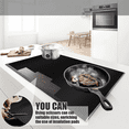 thumbnail image 4 of Induction Cooker Mat Silicone Electric Stove Protector Mat Non- Protector Multipurpose Kitchen Accessories,1 * Silicone Electric Stove Protector Mat,Black, 4 of 6
