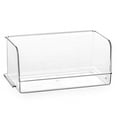 BINO Clear Stackable Storage Bins Kitchen Pantry Organization And