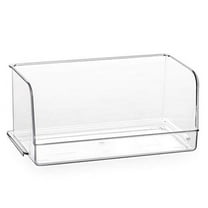 BINO Clear Stackable Storage Bins - Kitchen Pantry Organization And Storage Bins Pantry Bins - Kitchen Pantry Organizers And Storage Kitchen Storage Bins Pantry Storage Bins, Large