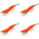 thumbnail image 1 of Señuelo Luminoso Pesca Mar Camarón Patas Blandas Anzuelos Calamar Cebo () Naranja, 1 of 4