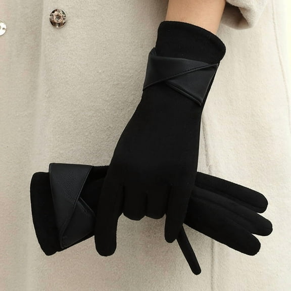 Winter Gloves for Women Touch Screen Gloves Soft Warm Gloves for Cold weather for Running, Traveling, Driving