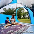 thumbnail image 4 of Carpa de Camping JELUCAMP Domo para 4 Personas Impermeable 3 Estaciones Azul, 4 of 8